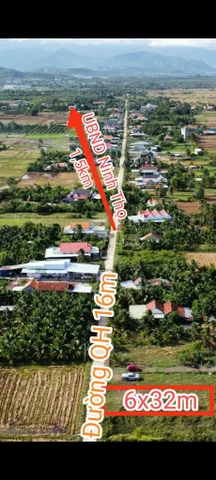 0938113403 Bán đất 191.8m² giá 990 triệu Xã Bắc Ninh Hòa Z186
