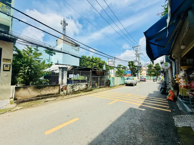 Bán gấp đất mặt tiền đường số 6 (đường 20m gồm LG) Bình Trưng Tây Q2 cũ dt đất 114.6m² ngang 5m giá 10.9 tỷ