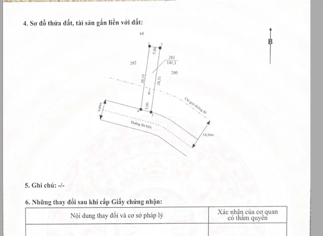 Bán đất 141m² ngang 5m giá 1.06 tỷ Xã Cần Đước
