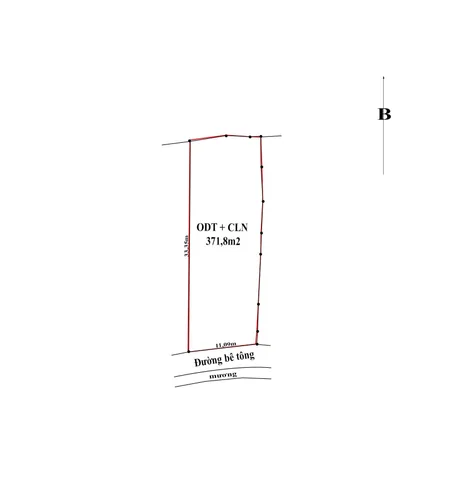 Bán đất 372m² ngang 11m giá 1.33 tỷ tại Phường Ninh Hòa