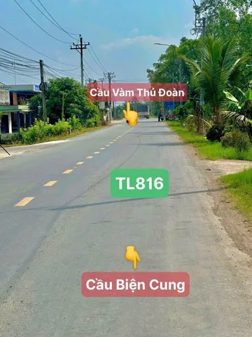 Cần bán lô đất full thổ cực đẹp ở bến lức long an  tây ninh mới đường nhựa 816