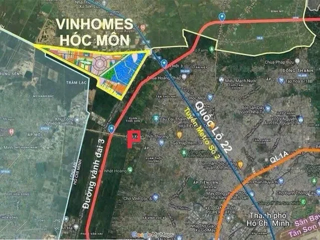 Bán nhà 580m² ngang 10m giá 13.5 tỷ tại Xã Bà Điểm