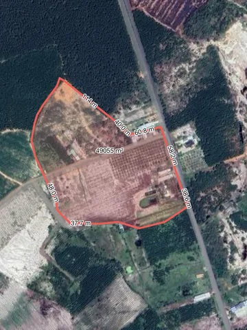Bán đất 48749.2m² ngang 96m giá 195 tỷ Xã Sơn Mỹ