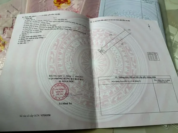 Bán đất mặt tiền đường xe tải xã Phú Nhuận,TP Bến Tre.Gía 3,8tr/m2