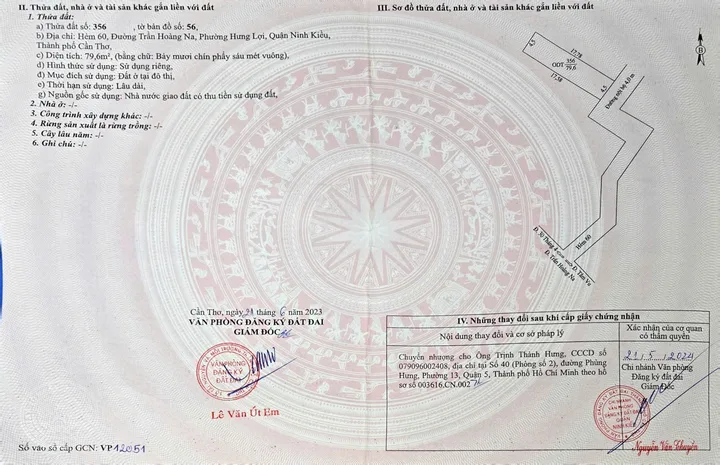 nhà bán hẻm 60 trần hoàng na