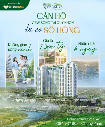 CĂN HỘ QUY NHƠN  - Ecolife Reverside Quy Nhơn - ĐÃ CÓ SỔ HỒNG giá chỉ từ 1.3 tỷ