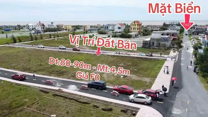 ĐẤT NỀN GẦN BIỂN & TRỤC ĐƯỜNG CHÍNH QUẤT LÂM