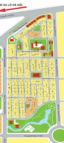 Bán gấp đất lô X đối diện chợ dt 100m² ngang 5m đường 16m Phạm Thận Duật, Thạnh Mỹ Lợi Q2 cũ giá 15 tỷ