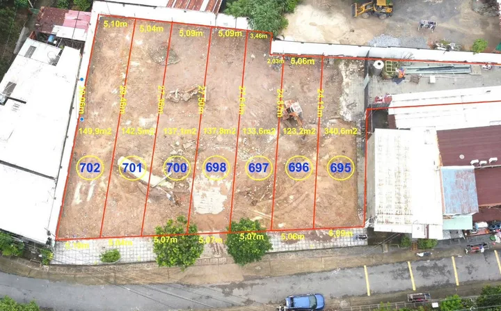 Bán đất 133m² ngang 5m giá 1.9 tỷ Xã An Nhơn Tây