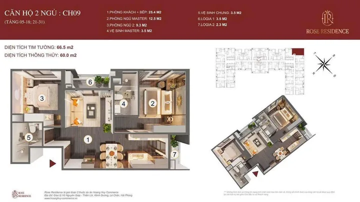 NGÀY 20/12/2025. 2,9 TỶ CHUYỂN NHƯỢNG CĂN HỘ 2 NGỦ TẠI HOÀNG HUY ROSE