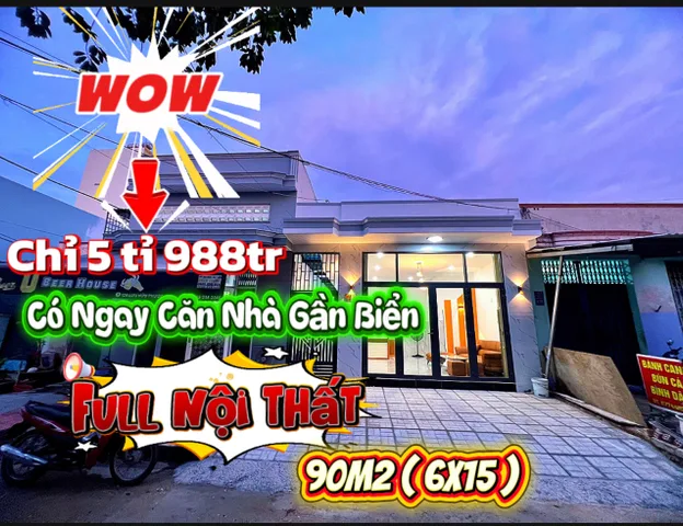 Nhà Mới Full Nôi Thất, Gần Biển | Tái Định Cư Hòn Rớ 1 Nha Trang