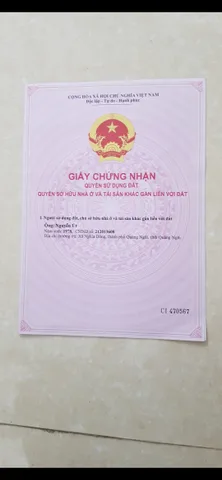 Bán căn nhà mặt đường kinh doanh thuận lợi