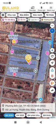 Bán đất 150m² ngang 5m Phường Bến Cát- TPHCM