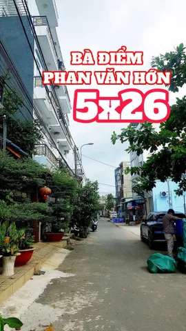Bán đất 130m² thổ cư ngang 5x26m giá 5.5 tỷ Xã Bà Điểm cạnh Phan Văn Hớn Hóc Môn