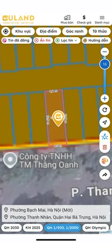 Bán nhà Thanh Nhàn, Hai Bà Trưng 52.4m² ngang 4,2m giá 33.35 tỷ Phường Bạch Mai