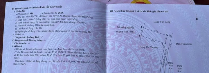 26/12/2025.Bán đất 100m² ngang 5,73m giá 1.69 tỷ Hồng Thái. liên hệ 0362558882