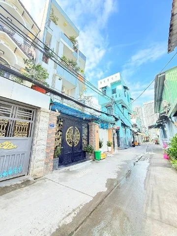 NHÀ ĐẸP 4 TẦNG, MẶT TIỀN ĐƯỜNG XE HƠI HUỲNH TẤN PHÁT, P. PHÚ THUẬN, Q.7, 65M2, SHR, 9.2T
