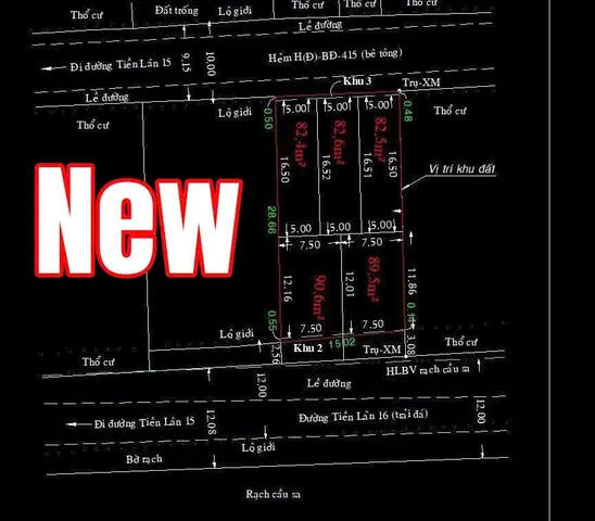 Bán đất 85m² thổ Tiền Lân Bà Điểm gần KCN Tân Bình 5x17m giá 4.45