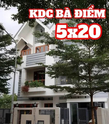 Bán đất 100m² KDC An Thịnh Bà Điểm 4Hóc Môn ngang 5x20m giá 2.15 tỷ Xã Bà Điểm