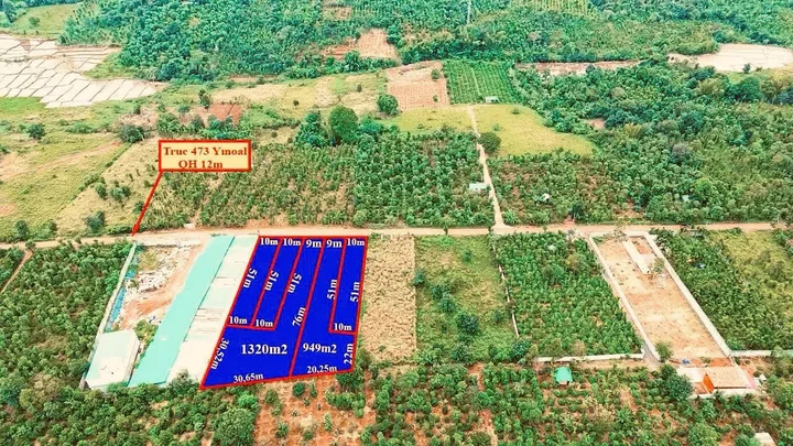 Bán lô đất mặt tiền kinh doanh tại đường y moan diện tích 500m 10m2 giá 2ty980