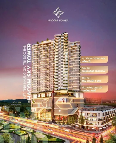 HACOM TOWER - CĂN HỘ CAO CẤP TIÊU CHUẨN 4** - TRUNG TÂM THƯƠNG MẠI