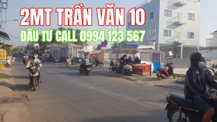 Bán đất góc 2 mặt tiền Trần Văn Mười Hóc Môn 550m² ngang 20m giá 23.5 tỷ Xã Bà Điểm phù hợp đầu tư kinh doanh