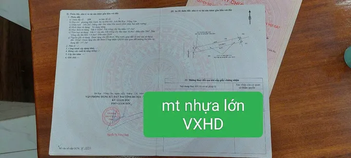 Bán đất 249,2m² ngang 5m giá 2.2 tỷ Phường Tân Thành Phú Mỹ