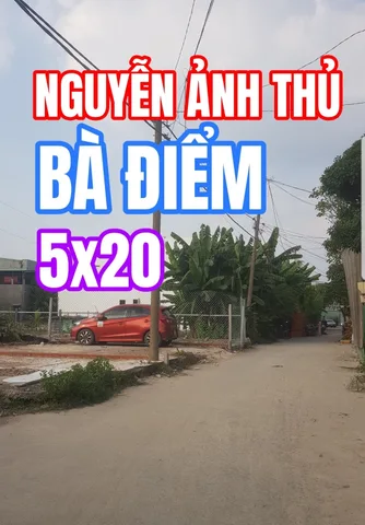 🛑Đất đẹp 7,2mx20m SHR thổ cư ngay trung tâm Bà Điểm gần Ngã 4 Trung Chánh
