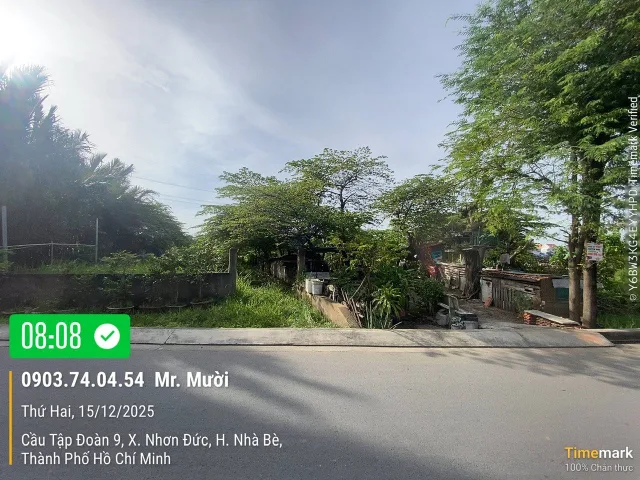 Bán đất đường lê văn lương dt 270m2 đường nhựa 8m, kdc hiện hữu giá 6,7 tỷ