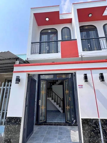 BÁN NHÀ NGAY CÂY XĂNG THẠNH PHÚ MỚI XÂY HOÀN THIỆN TẶNG KÈM NỘI THẤT