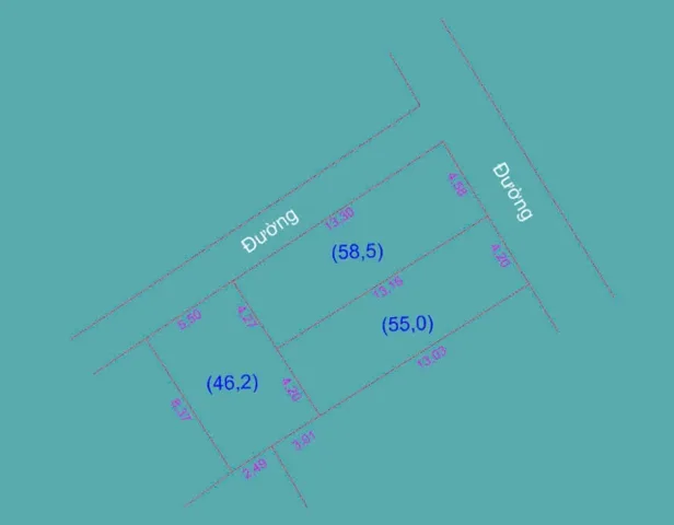 Bán đất 058,5m² ngang 4,58m giá 2.95 tỷ Xã Mễ Sở