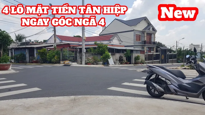 🛑 Bán đất 100m² thổ cư 5x20m mặt tiền Tân Hiệp ngay góc ngã 4 lớn nhựa đẹp giá 3.5 tỷ Xã Hóc Môn