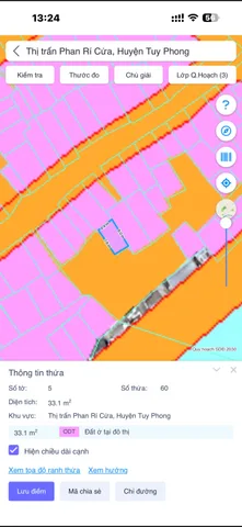 Bán đất 32.9m² ngang 5m giá 950 triệu Xã Phan Rí Cửa