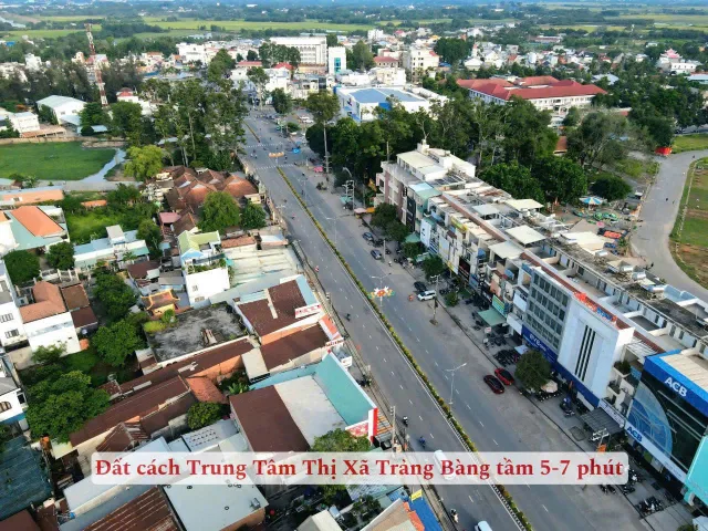 🔥 600 triệu Sở hữu ngay lô đất 110m2 ngang 8m có thổ cư. Ngay tại ngã tư An Bình, kề cạnh KCN Trảng Bàng