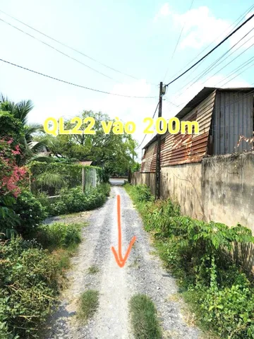 Đất đẹp Phước Thạnh – Củ Chi | Gần QL22 – 2 mặt tiền – Giá 500 triệu