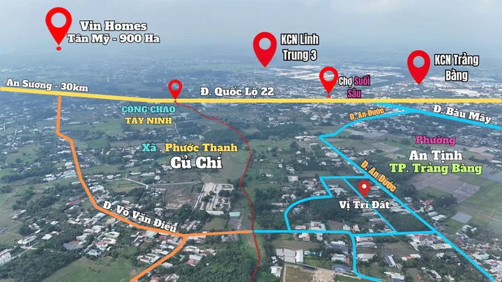 Đất nền gần KCN Linh Trung 3. Sở hữu 109m2 chốt nhanh 560 triệu - Sổ Hồng Riêng