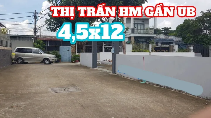 🛑 ĐẤTLỚN.COM đất trung tâm: Bán đất sồ riêng lô góc full thổ 2 mặt tiền tại Thị trấn Hóc Môn bên hông Bệnh viện Hóc Môn