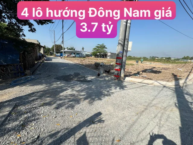 Bán đất 100m² ngang 5m giá 3.7 tỷ Xã Bà Điểm