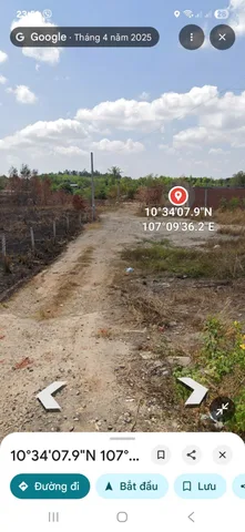 Bán đất 175m² ngang 5m giá 1 tỷ tại Xã Châu Pha Thành phố Phú Mỹ
