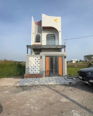 Bán nhà mới xây xã Phước Vân , Cần Đước dt 83m2 , 1 lầu , 3pn , 2wc giá 2,15 tỷ