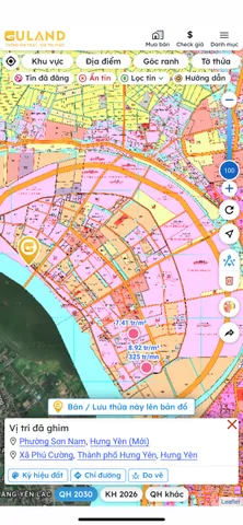 800m2 đất tp hưng yên
