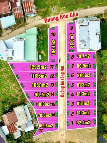 Mở bán 17 lô Diên Điền mặt tiền betong - cách đường nhựa 200m