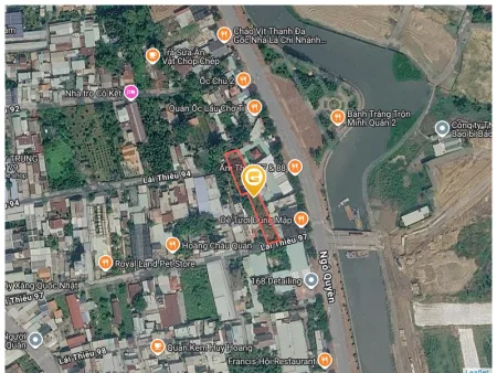 Bán đất 1146.5m² có sẵn 600m² thổ cư ngang 12m giá 19.5 tỷ tại Phường Lái Thiêu