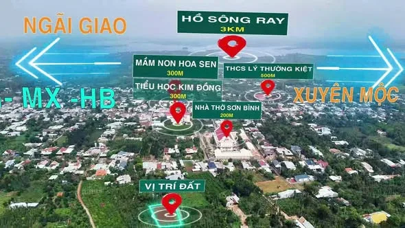Đất Nền Xuân Sơn- Châu Đức- BRVT. Sẳn Sổ CC Ngay