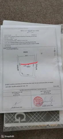 Bán đất 900m² ngang 20m giá 1.2 tỷ tại Phường An Tịnh