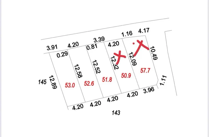 Bán đất 50,9m² full thổ cư ngang 4,2m giá 2.14 tỷ tại Xã Mễ Sở