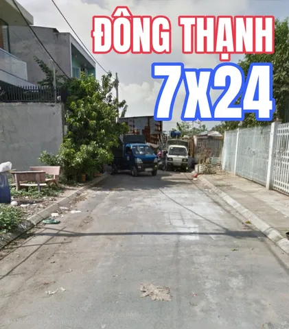 🔴Bán đất xây biệt thự mini đẹp 170m² 7x24m full 168m² thổ cư giá 6.7 tỷ tại Đường Đông Thạnh 8 Cầu Dừa