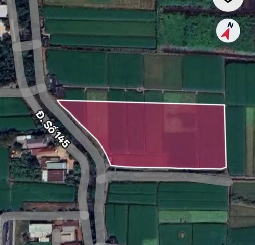 Bán đất 6962.6m² ngang 1000m giá 13.5 tỷ tại Xã Bình Mỹ