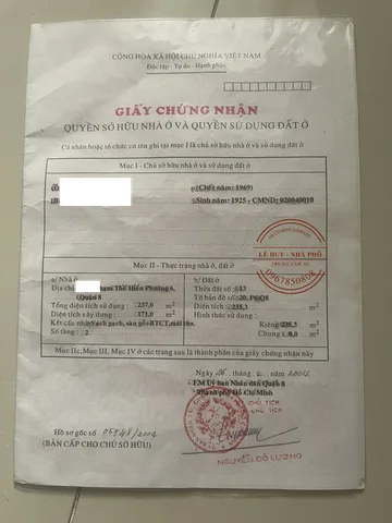 *Đất mặt tiền xây CHDV*
[235,3 m2] 1665 Phạm Thế Hiển_P6 - 15,5ty