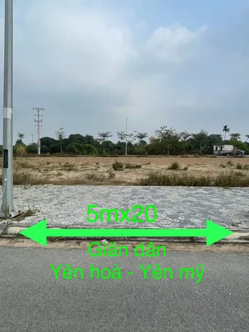100m2 Giãn dân - Yên Hoà - Yên Mỹ ( cũ )